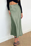 Florin | Satin Bias-Cut Midi Skirt