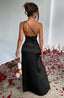 Zerava | One-Shoulder High Split Maxi Dress