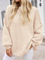 "Maeve" Slouch Knit Turtleneck Pullover