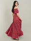 "Viola" Boho Tiered Maxi Dress