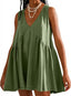 Nuvira | Sleeveless V-Neck Mini Sundress