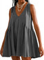 Nuvira | Sleeveless V-Neck Mini Sundress