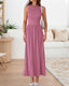 Zelivra | Sleeveless Maxi Dress with Pockets