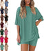The Essential Oversized Tee & Biker Shorts Set