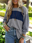 "Boardwalk Breeze" Striped Colorblock Top