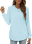 "Harper Luxe" Long Sleeve Tunic Top