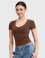 "Snatch Tee" Seamless Compression Top