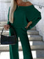 LoungeLuxe™ 2-Piece Off-Shoulder Set