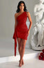 Eloria | One-Shoulder Ruched Mini Dress