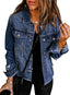 "Indie" Distressed Denim Shacket