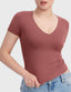"Snatch Tee" Seamless Compression Top