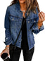 "Indie" Distressed Denim Shacket