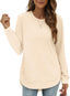 "Harper Luxe" Long Sleeve Tunic Top