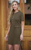 Velmorra | Elegant Slim Fit Pencil Work Dress