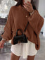 "Maeve" Slouch Knit Turtleneck Pullover