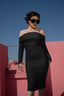 "Zara" One-Shoulder Ruched Mini Dress