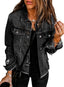 "Indie" Distressed Denim Shacket