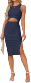"Tessa" Cutout Midi Dress