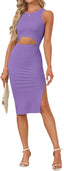 "Tessa" Cutout Midi Dress