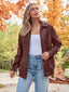 "Veda" Faux Leather Bomber
