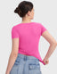 "Snatch Tee" Seamless Compression Top