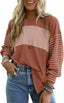 "Boardwalk Breeze" Striped Colorblock Top