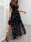 “Moonlit Garden” Mesh Maxi Dress