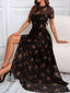 “Moonlit Garden” Mesh Maxi Dress