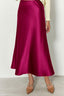 Florin | Satin Bias-Cut Midi Skirt