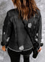 "Indie" Distressed Denim Shacket