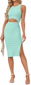 "Tessa" Cutout Midi Dress