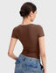 "Snatch Tee" Seamless Compression Top