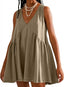 Nuvira | Sleeveless V-Neck Mini Sundress