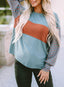 "Boardwalk Breeze" Striped Colorblock Top