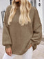 "Maeve" Slouch Knit Turtleneck Pullover