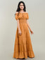 "Viola" Boho Tiered Maxi Dress