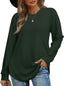 "Harper Luxe" Long Sleeve Tunic Top