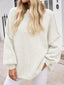 "Maeve" Slouch Knit Turtleneck Pullover