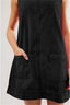 Clyora | Corduroy Overall Mini Dress with Pockets