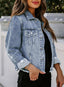"Indie" Distressed Denim Shacket