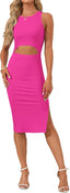 "Tessa" Cutout Midi Dress