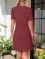 Velmorra | Elegant Slim Fit Pencil Work Dress