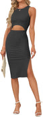 "Tessa" Cutout Midi Dress