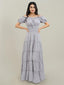 "Viola" Boho Tiered Maxi Dress