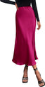 Florin | Satin Bias-Cut Midi Skirt