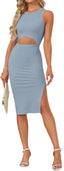 "Tessa" Cutout Midi Dress