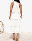 🌞 "Lola" Tiered Halter Dress