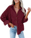 "Lottie" Oversized Corduroy Shirt