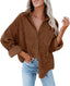 "Lottie" Oversized Corduroy Shirt