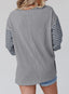 "Boardwalk Breeze" Striped Colorblock Top